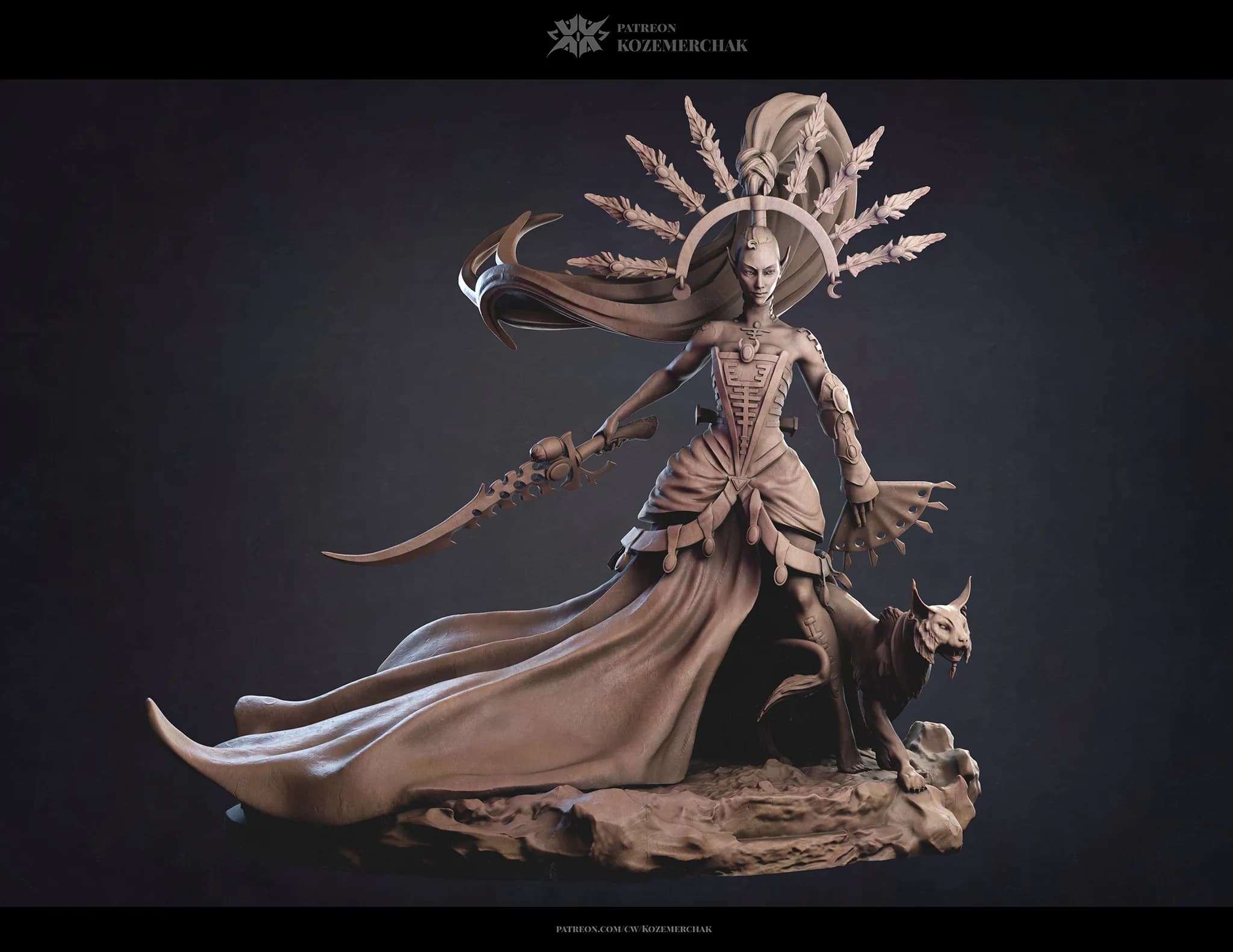 Yvraine, Warhammer 40,000 Warhammer 40 000 — Kozemerchak — Resin 3d Print