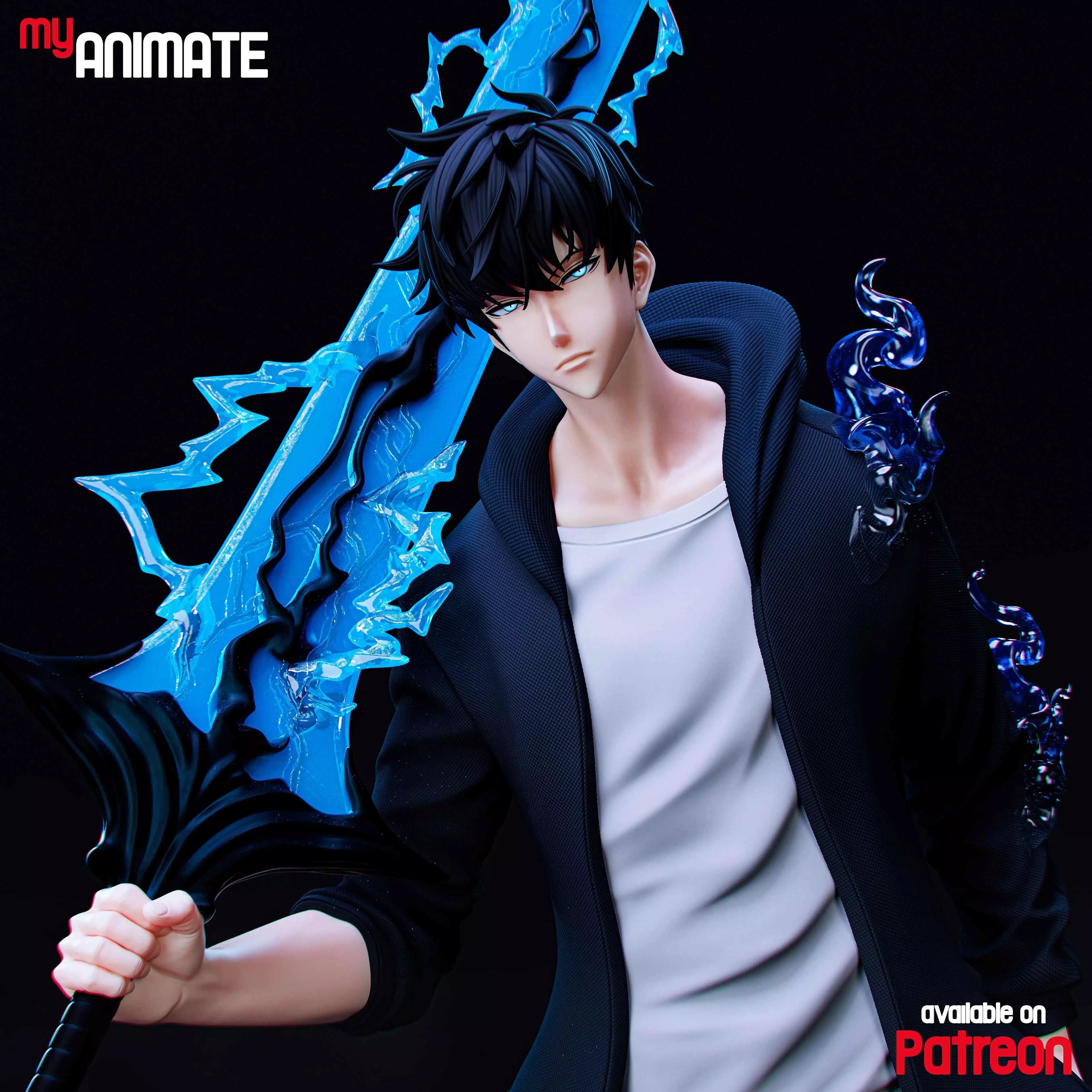 Sung Jinwoo, Solo Leveling — myAnimate — Resin 3d Print