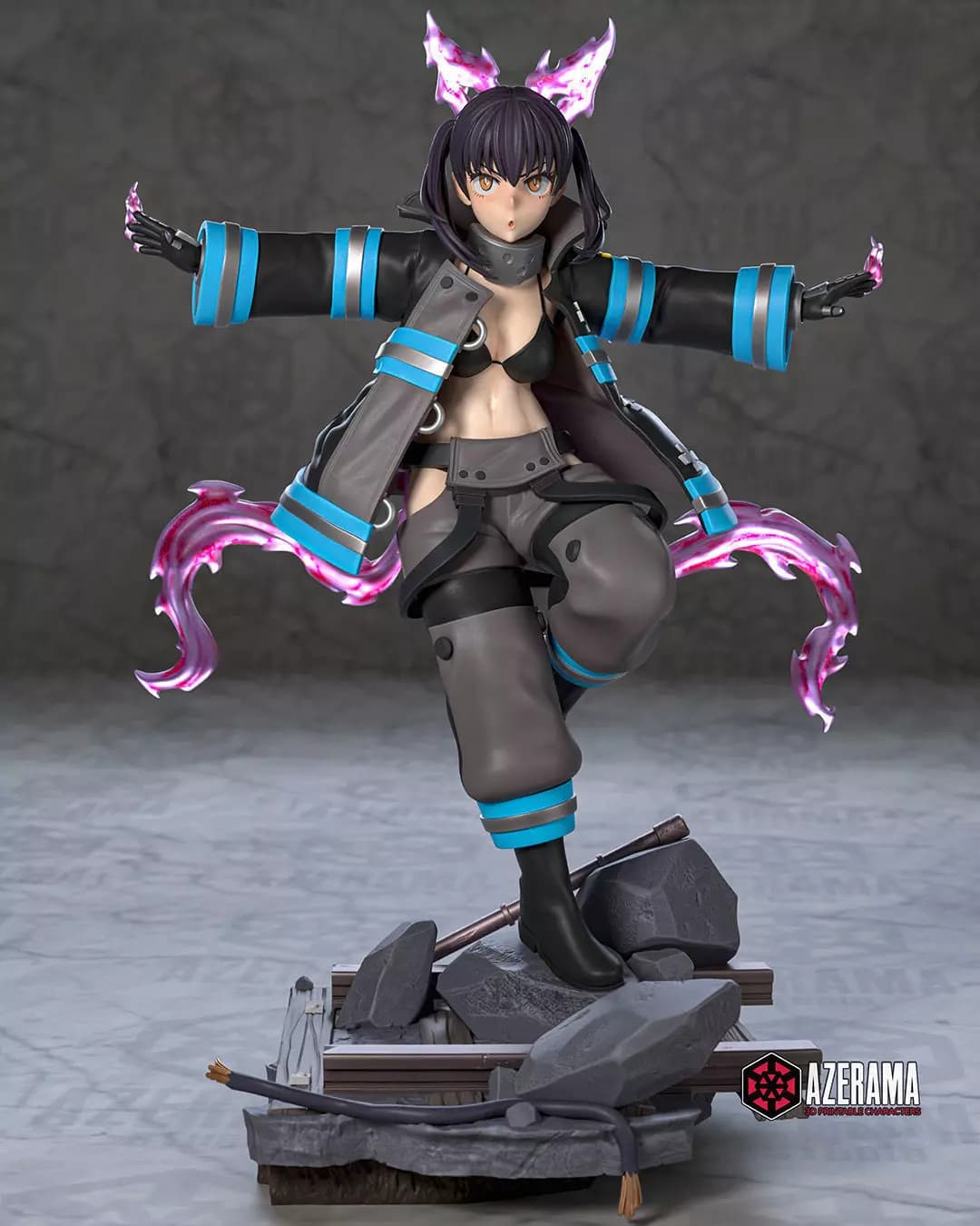 Tamaki Kotatsu Fire Force — Azerama — Resin 3d Print