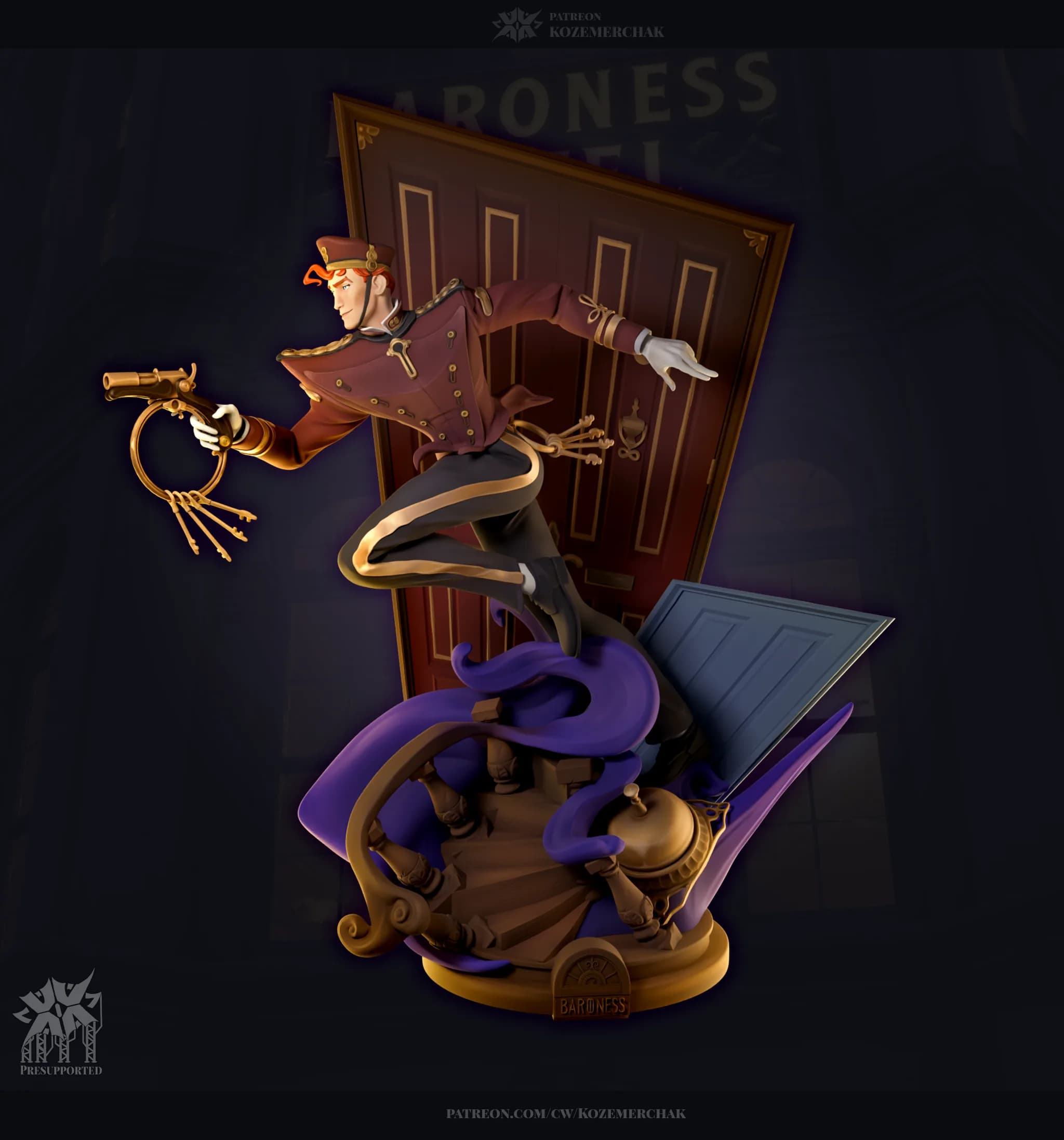 Doorman Deadlock — Kozemerchak — Resin 3d Print