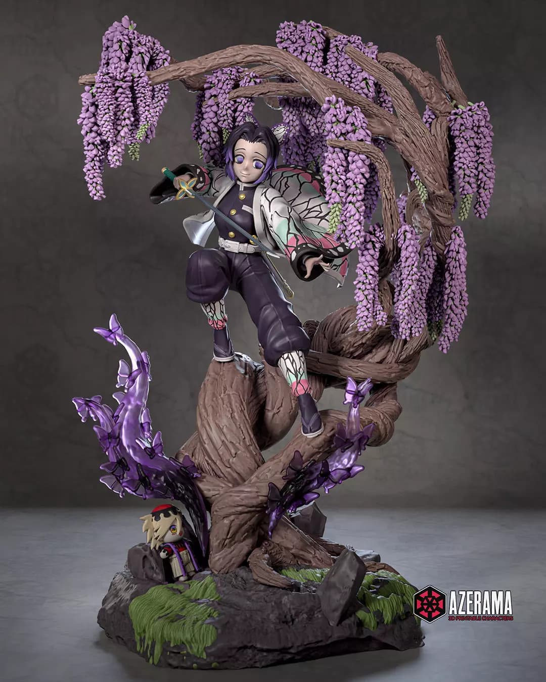 Shinobu Kocho Demon Slayer — Azerama — Resin 3d Print