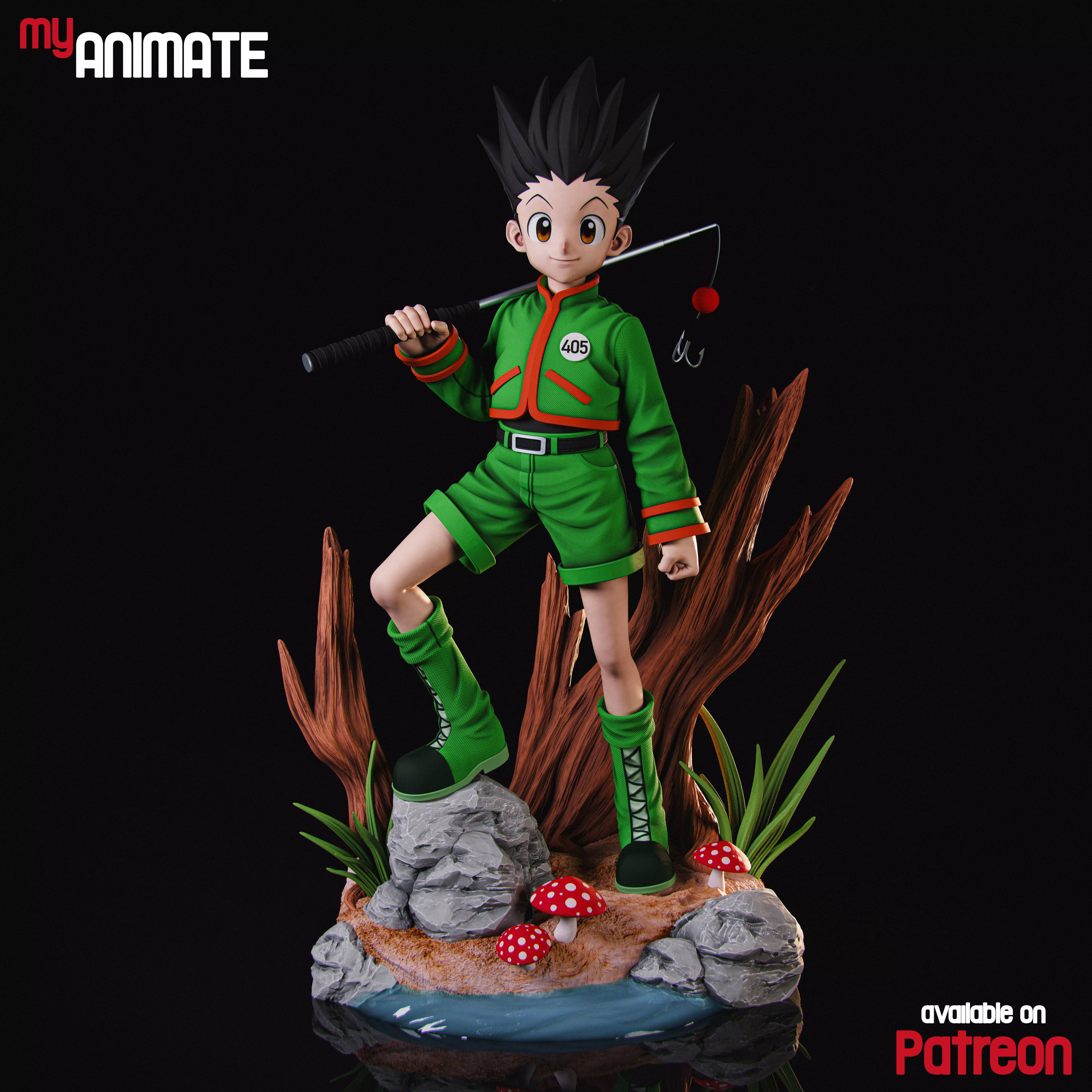Gon, Hunter x Hunter — Resin 3d Print