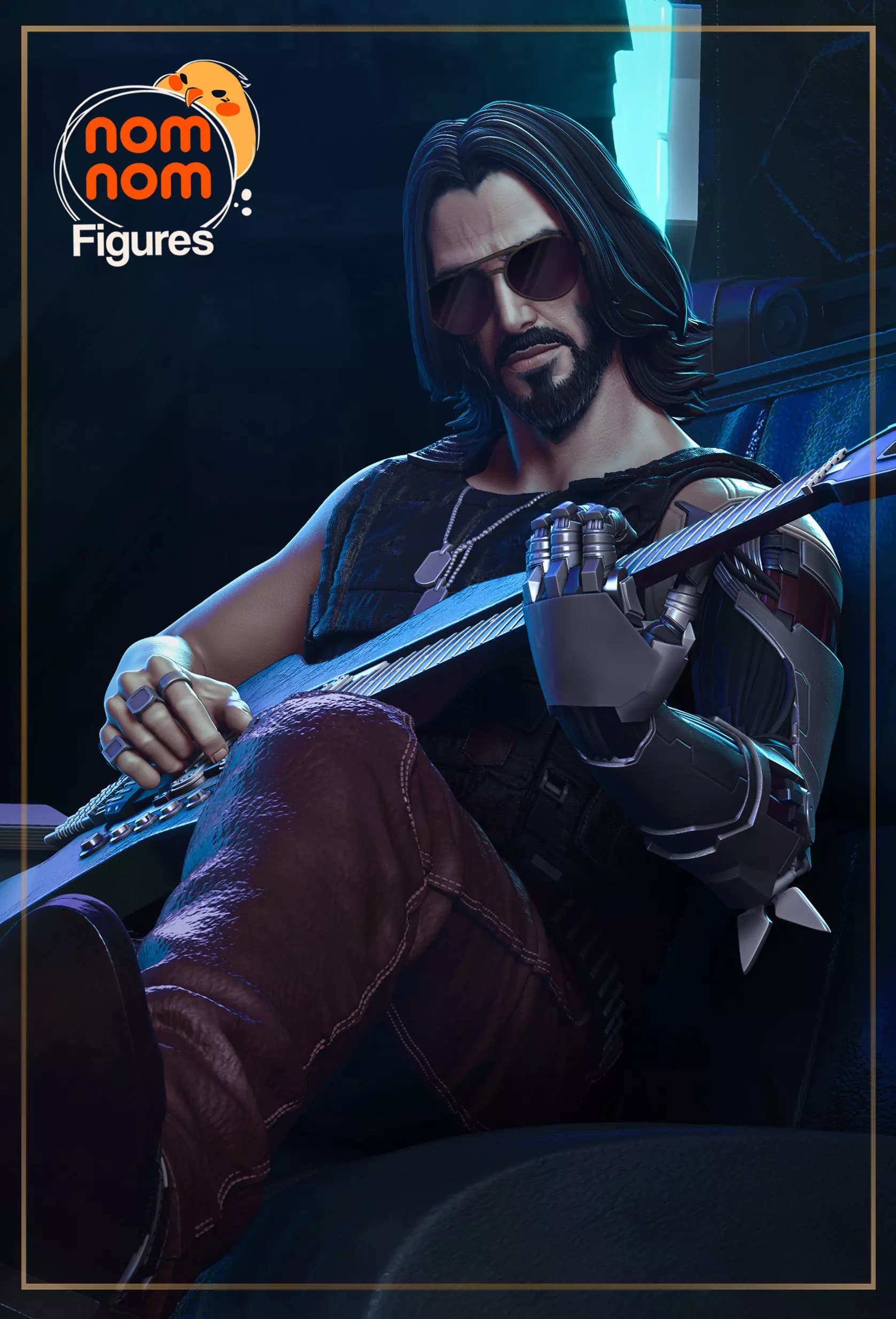 Johnny Silverhand, Cyberpunk 2077 — Resin 3d Print