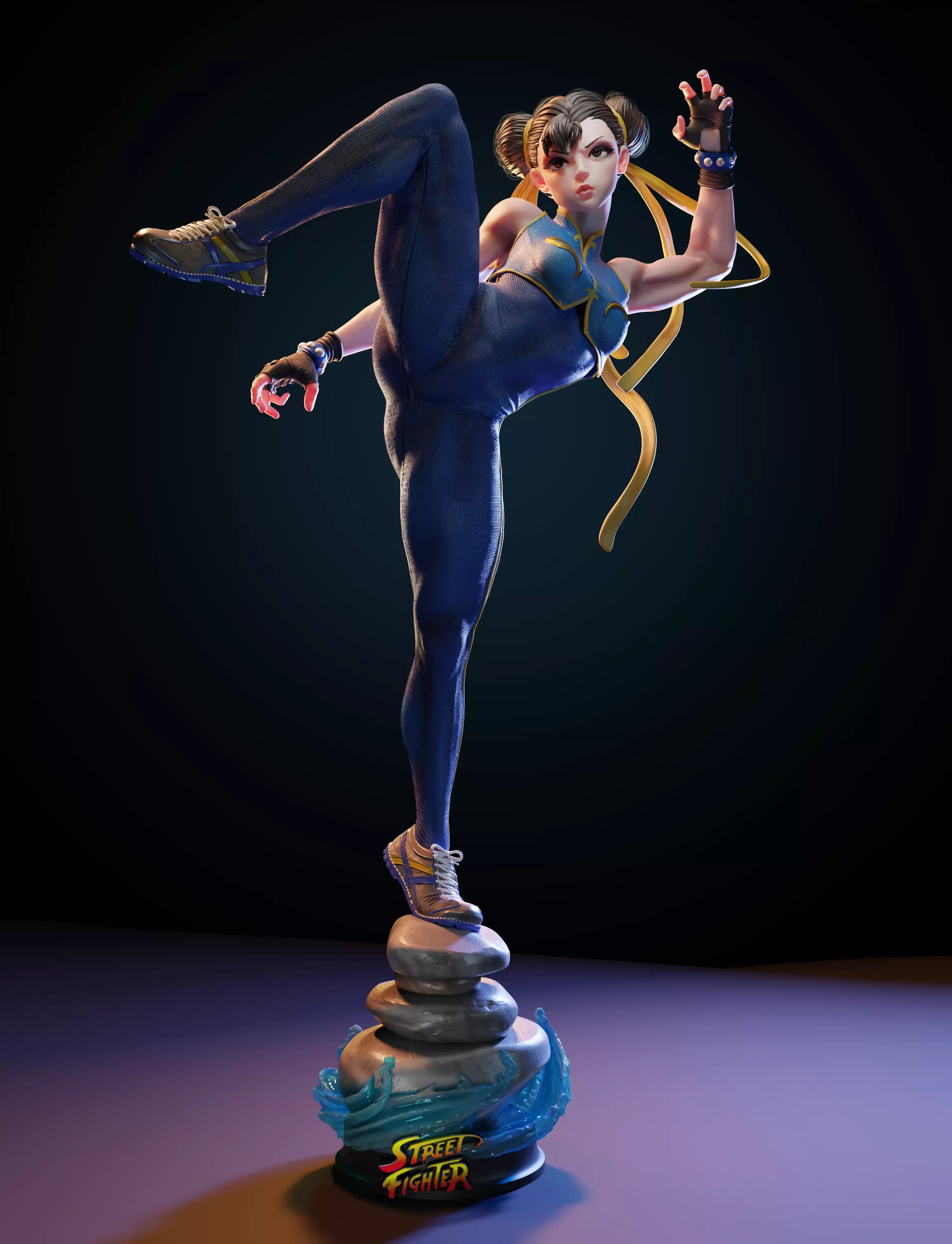 Chun Li Street Fighter — Resin 3d Print