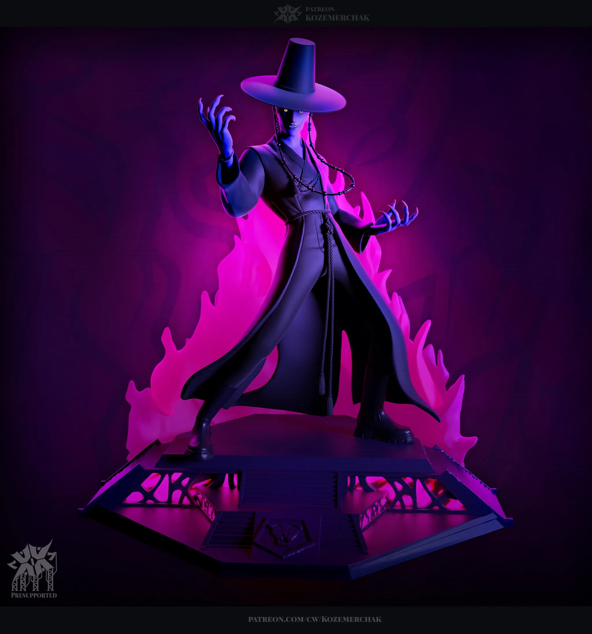 Jinu, K pop Demon Hunters — Kozemerchak — Resin 3d Print