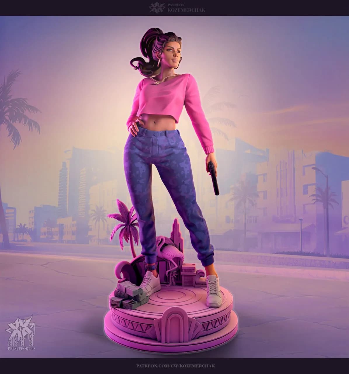 Lucia Grand Theft Auto VI — Kozemerchak — Resin 3d Print