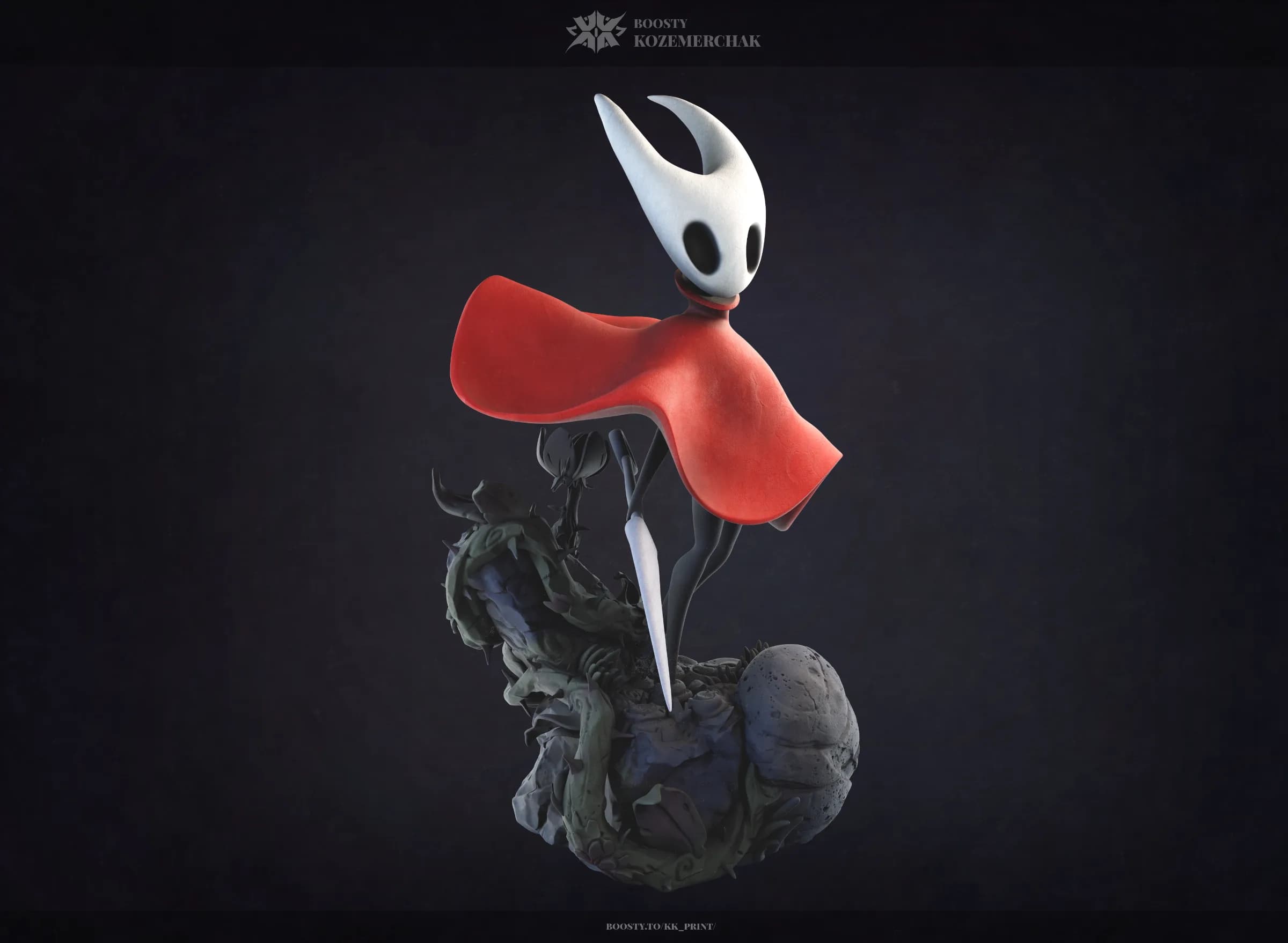 Hornet, Hollow Knight — Kozemerchak — Resin 3d Print