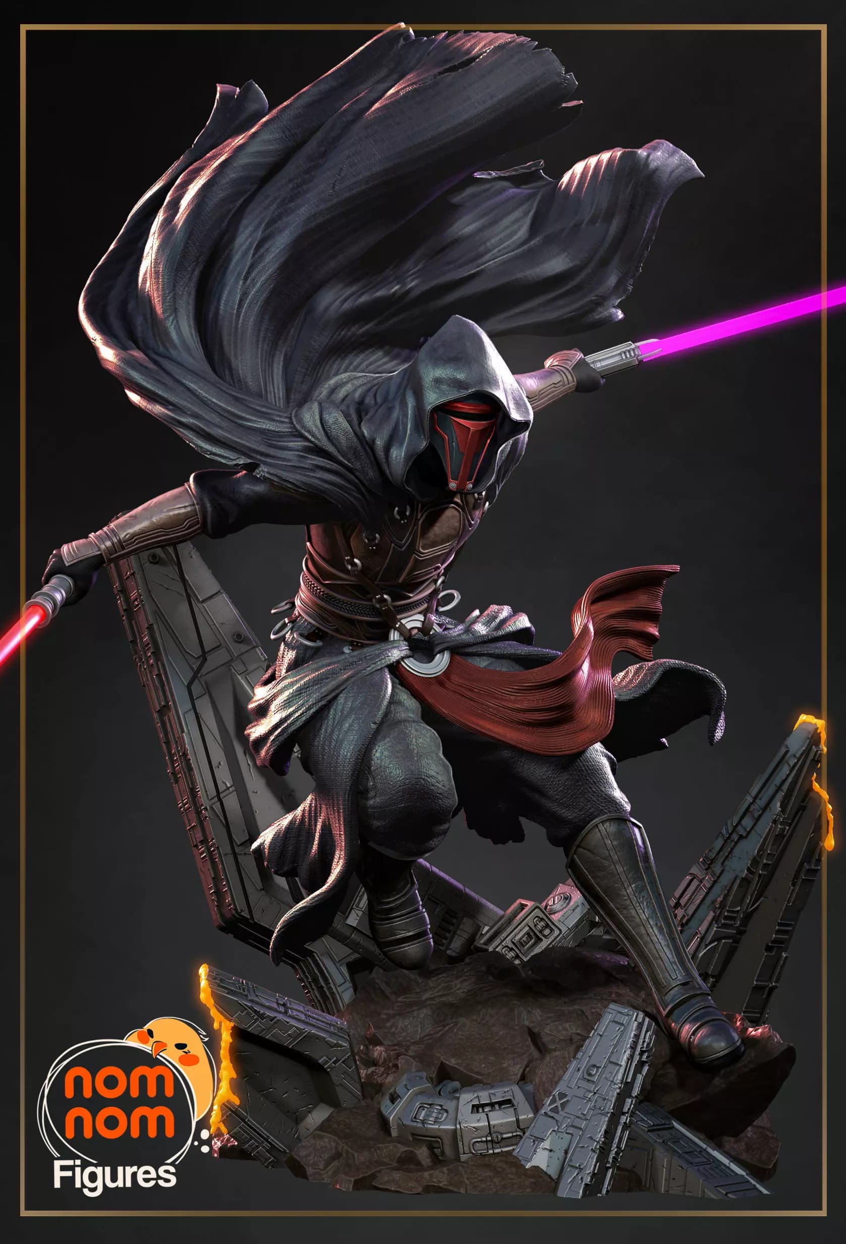 Darth Revan, Star Wars — nom nom figures — Resin 3d Print