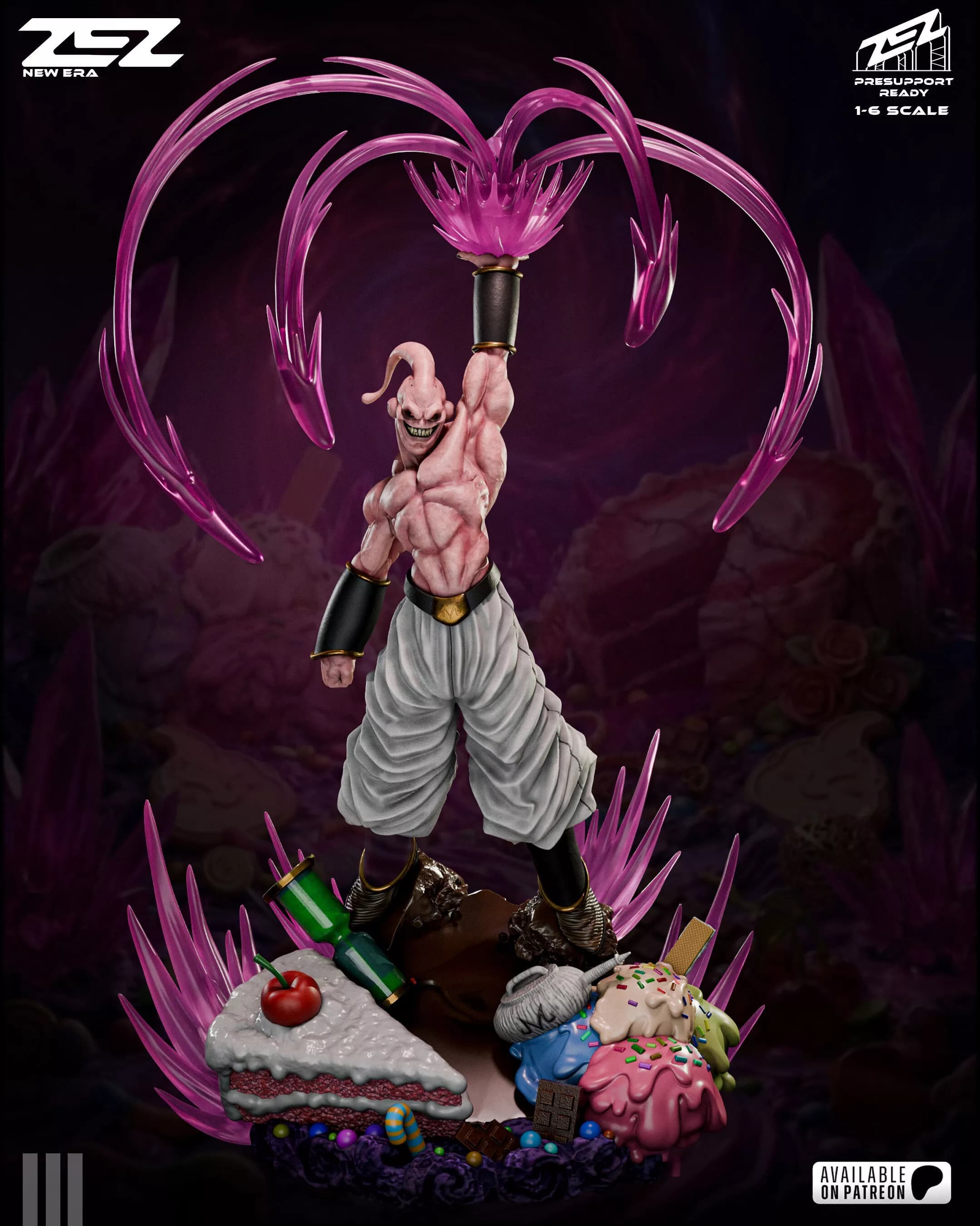 Majin Buu Dragon Ball — Resin 3d Print