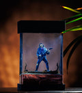 Miniature diorama Stranger things, Eddie Munson guitar scene, glass epoxy lamp, gift for stranger things fans